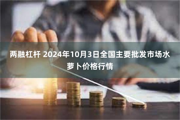 两融杠杆 2024年10月3日全国主要批发市场水萝卜价格行情