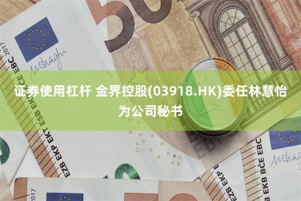 证券使用杠杆 金界控股(03918.HK)委任林慧怡为公司秘书