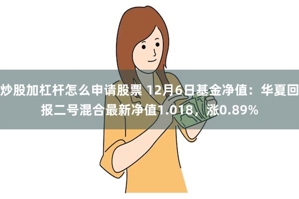 炒股加杠杆怎么申请股票 12月6日基金净值：华夏回报二号混合最新净值1.018，涨0.89%